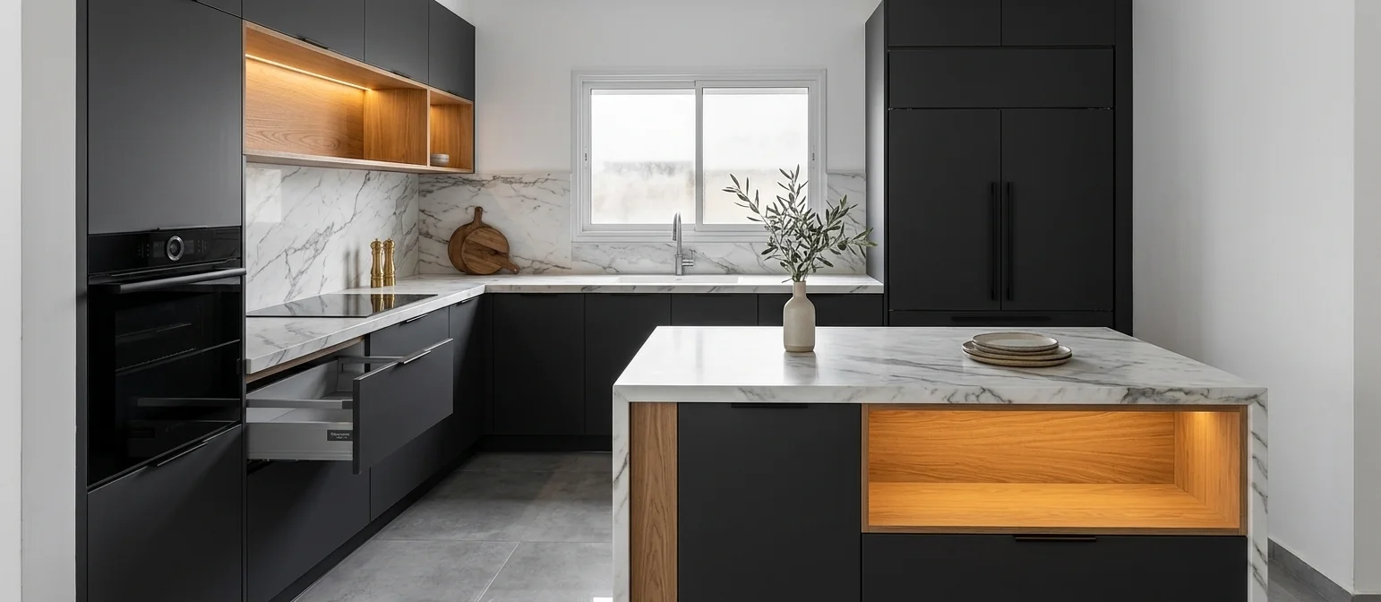 מטבח בהתאמה אישית א.ע ריהוט ומטבחים קריית אתא