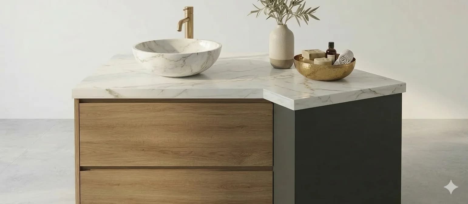 דוגמת ארונות אמבטיה — א.ע ריהוט ומטבחים