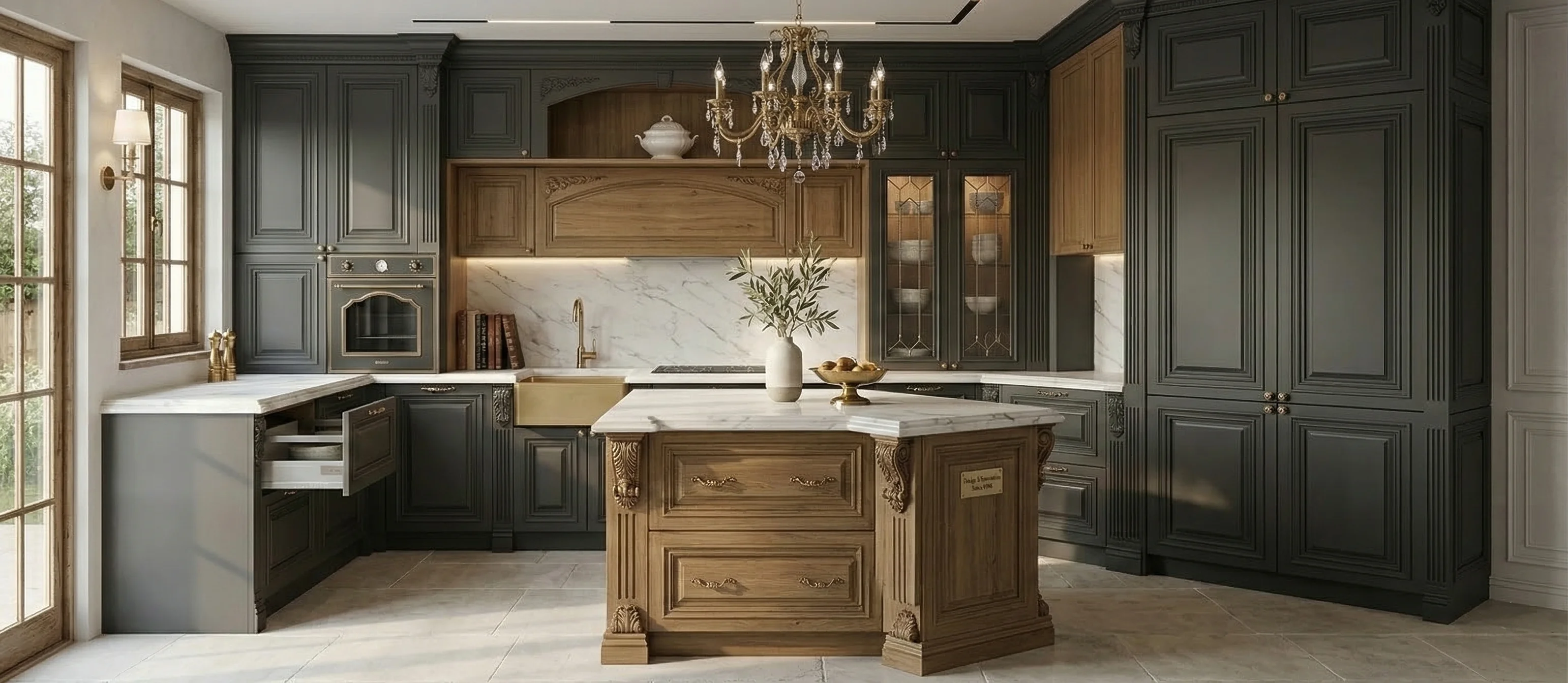 דוגמת מטבח קלאסי — א.ע ריהוט ומטבחים