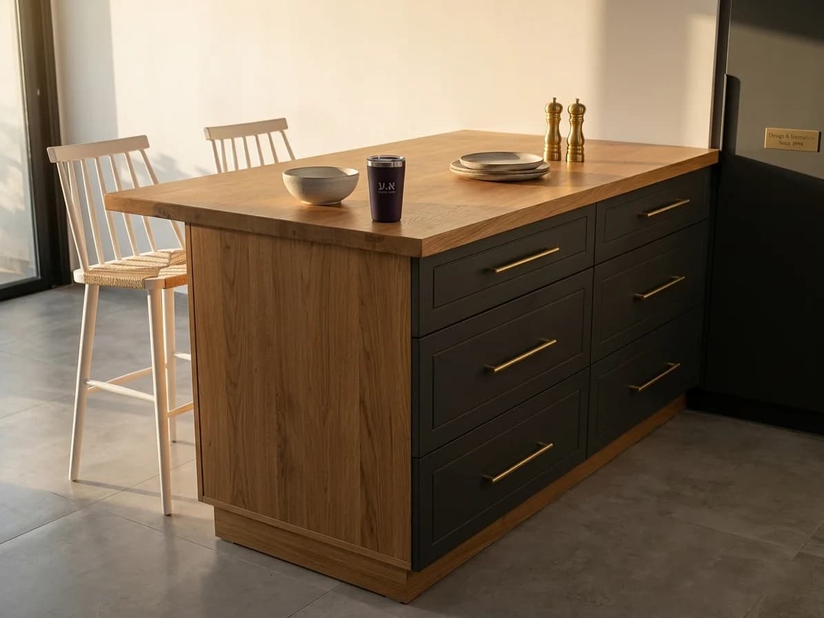 דוגמת אי למטבח — א.ע ריהוט ומטבחים